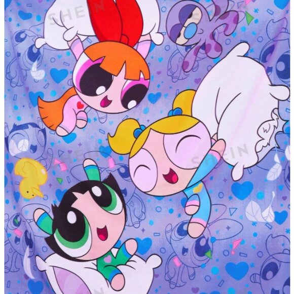 Powerpuff Girls Tapestry Pillow Party Wall Art NWT - Picture 2 of 3